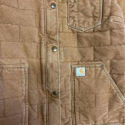 Carhartt Quilted Brick Brown Jacket