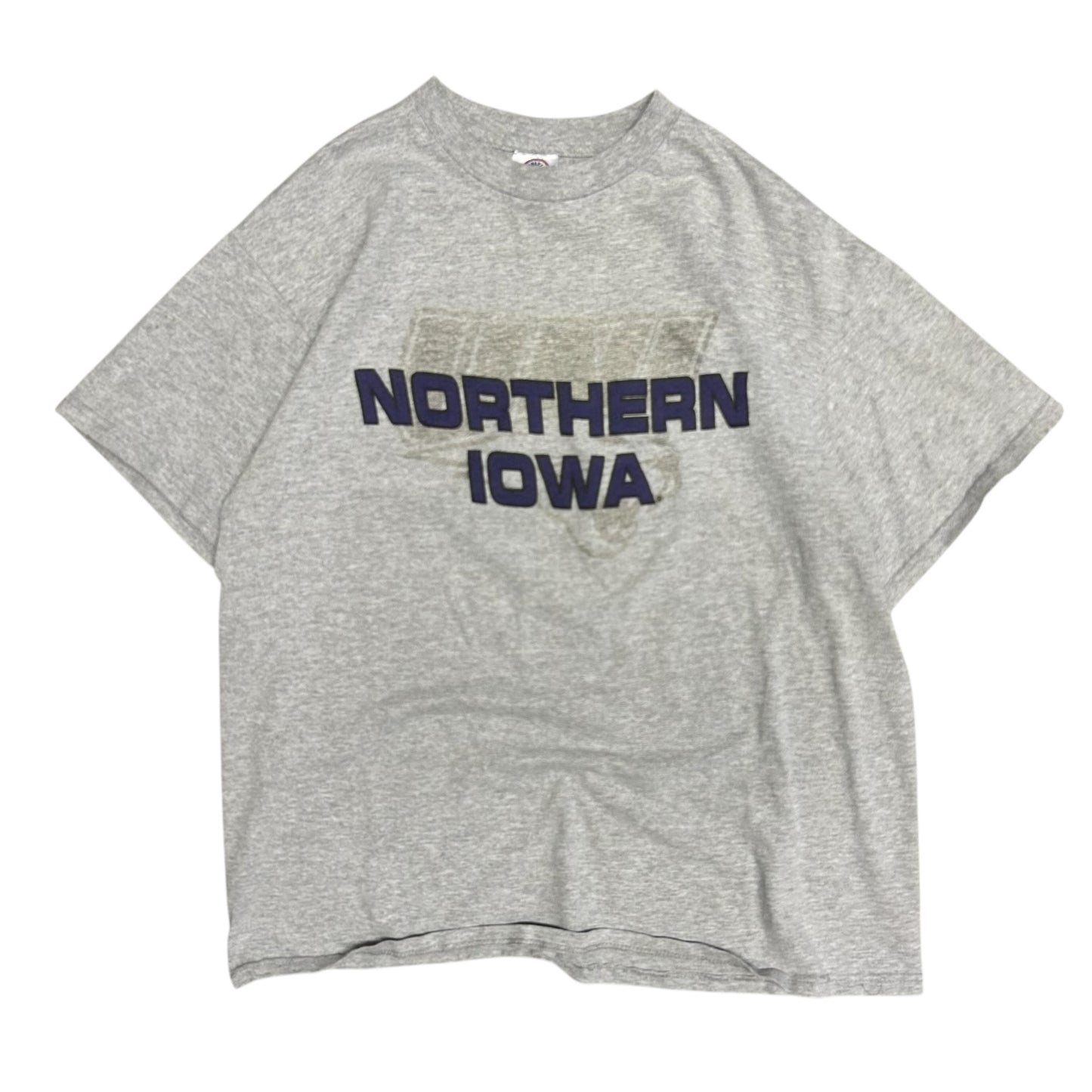 Y2K Northern Iowa Panthers Purple Spell-Out Tee