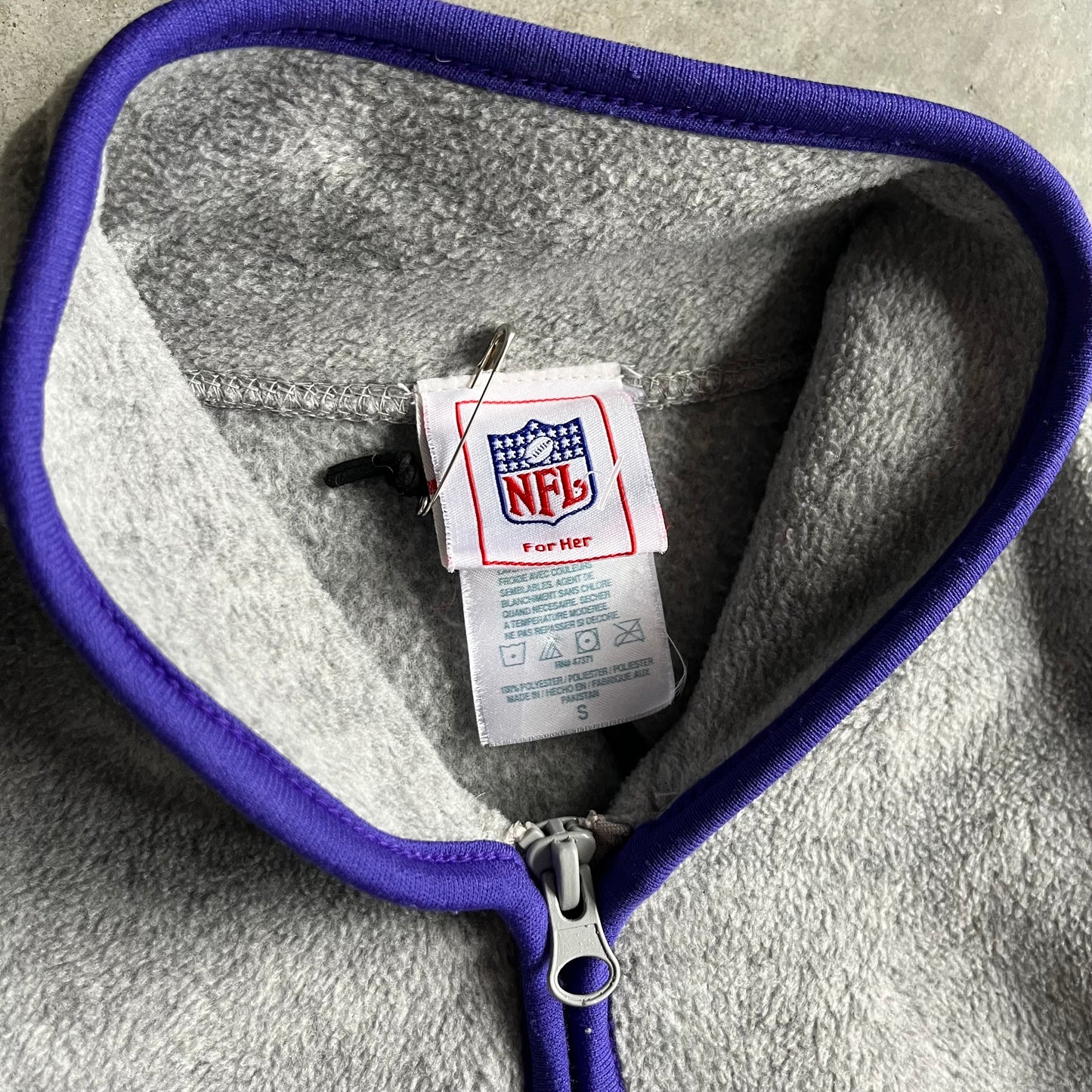 Y2K Minnesota Vikings Fleece 1/4 Zip