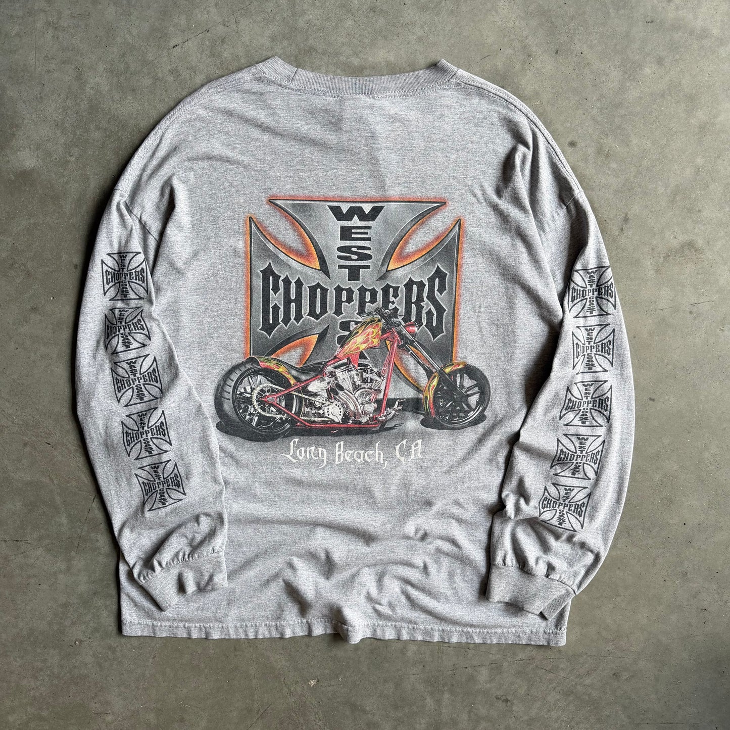 Vintage Jesse Who West Coast Choppers Grey Longsleeve