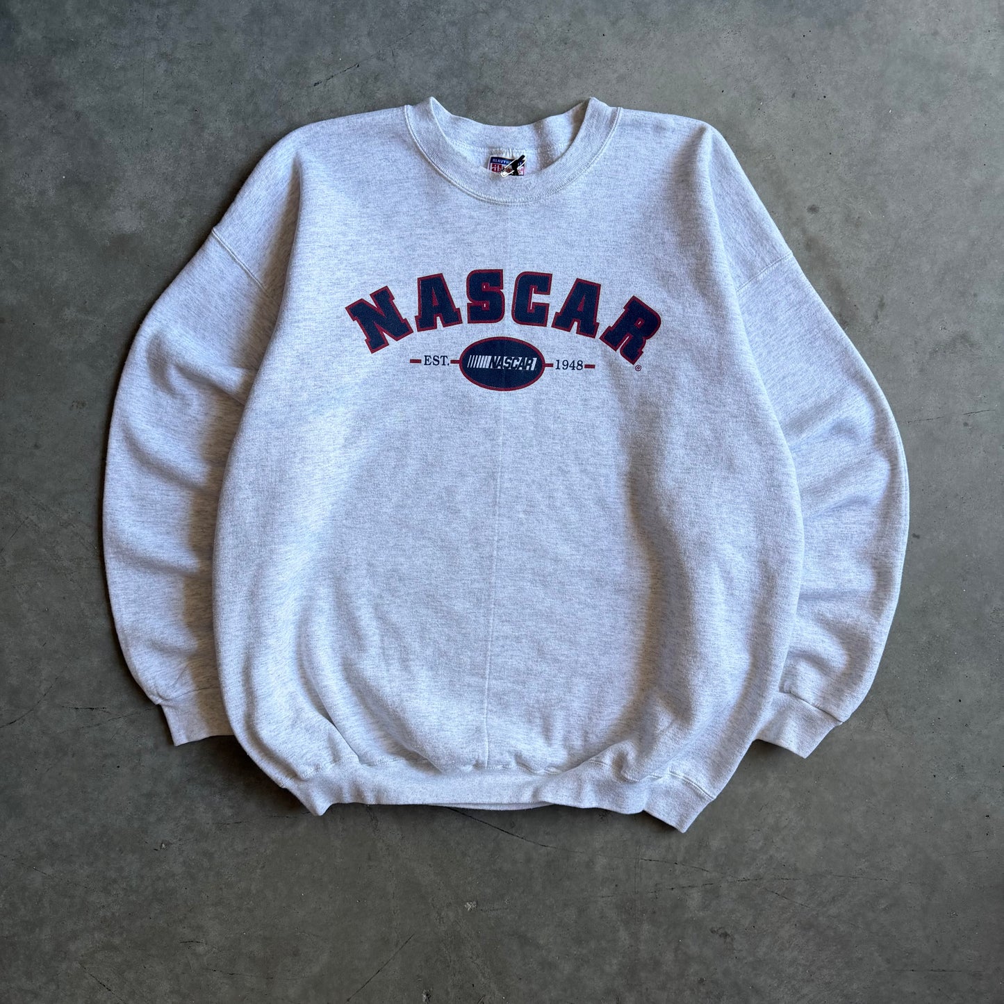 Vintage NASCAR Arch Spell-Out Heavyweight Sweatshirt