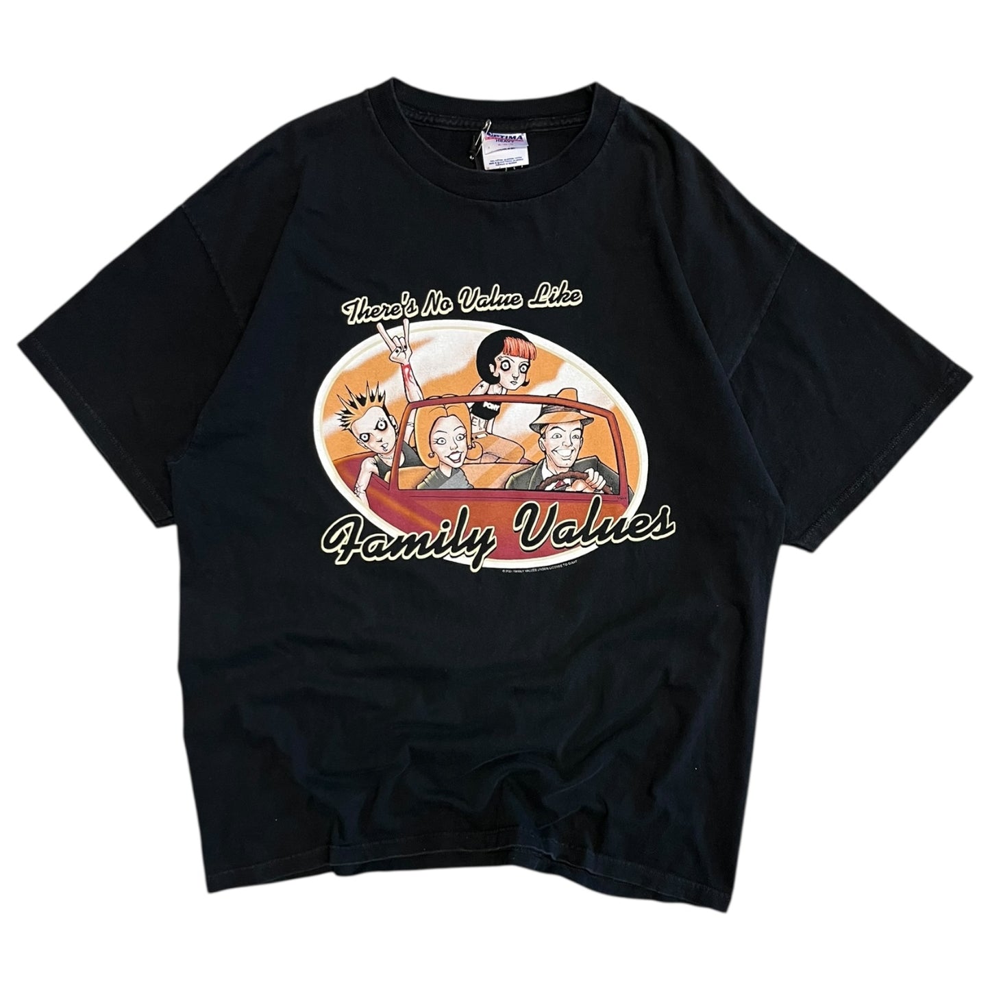 Vintage 2001 Family Values Family Car Ride T Shirt