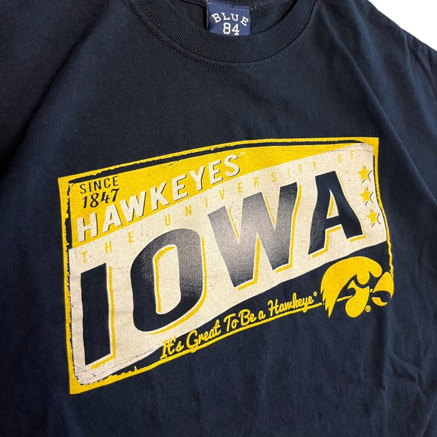 Iowa Hawkeyes “It’s Great To Be A Hawkeye” Sign Tee