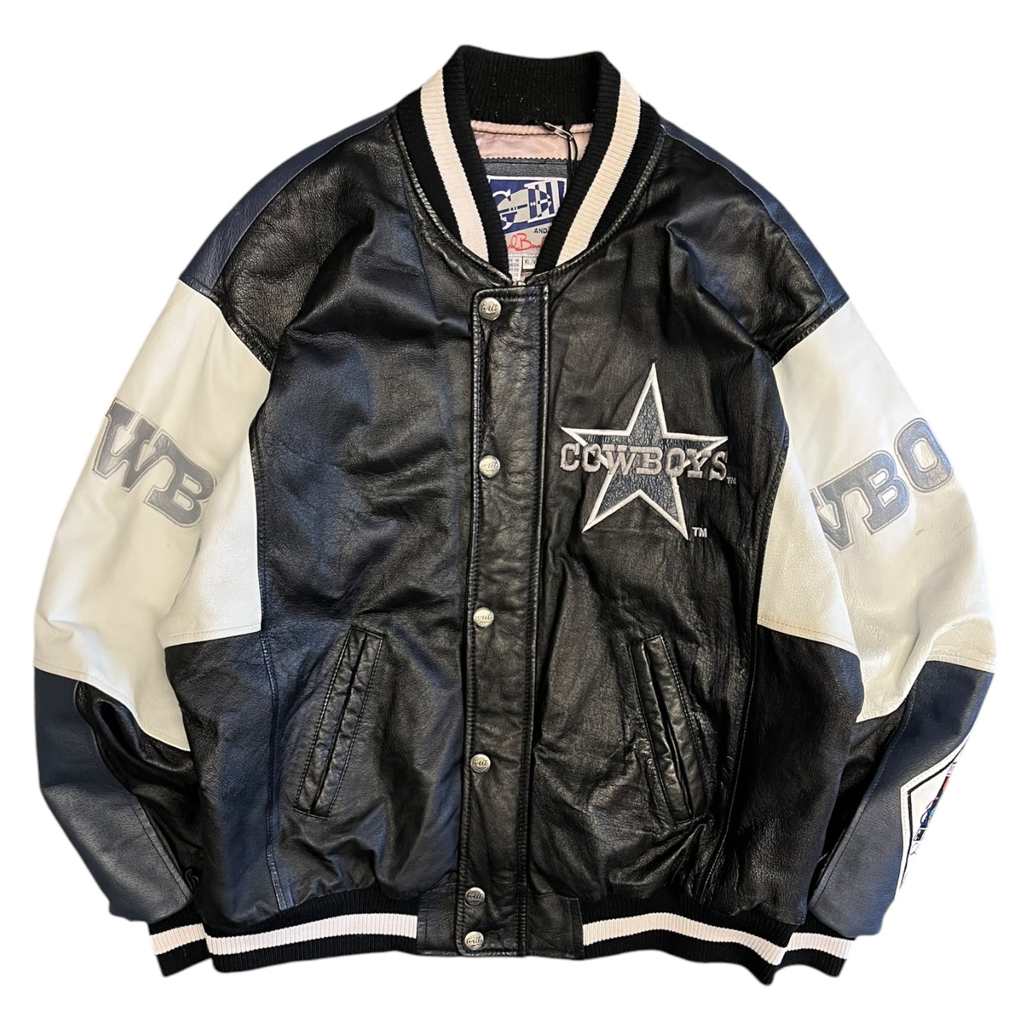 Vintage Dallas Cowboys Carl Banks Leather Jacket