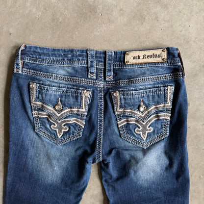 Women’s Y2K Rock Revival Drew Cuffed Skinny Jeans