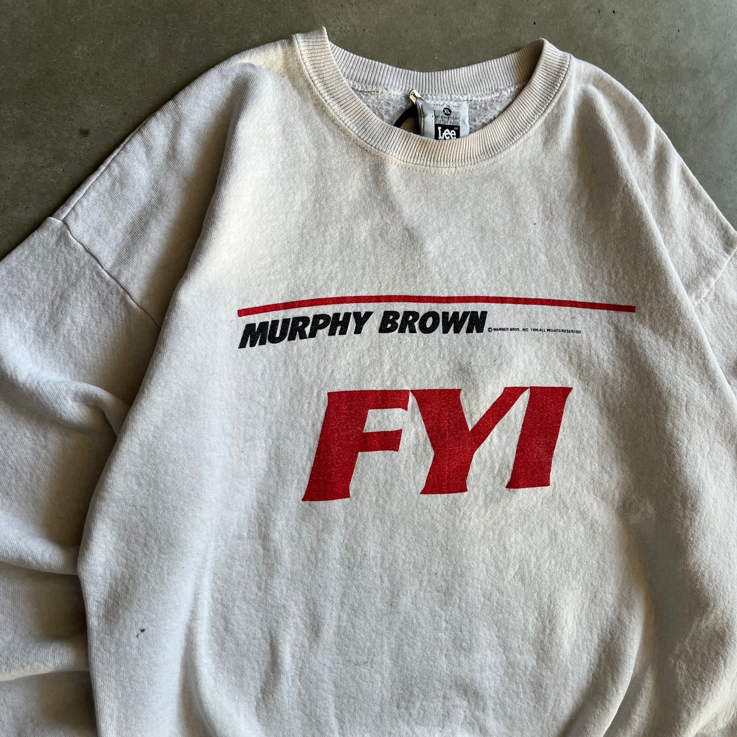 Vintage 1990 Murphy Brown FYI Sweatshirt
