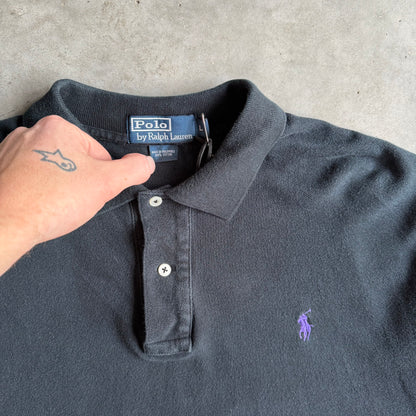 Polo RL Small Horse Black Polo