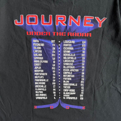 Vintage 2002 Journey Under The Radar Tour Band T Shirt