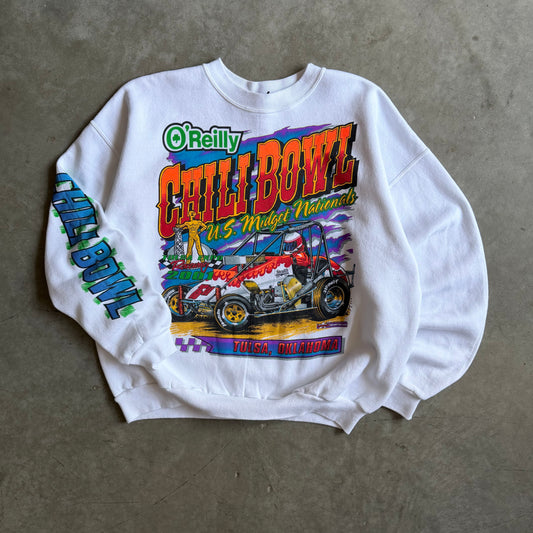 Y2K 2001 O’Reilly Chili Bowl Dirt Racing Sweatshirt