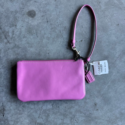 Y2K Coach Deadstock Long Soho Skinny Wristlet in Rasberry