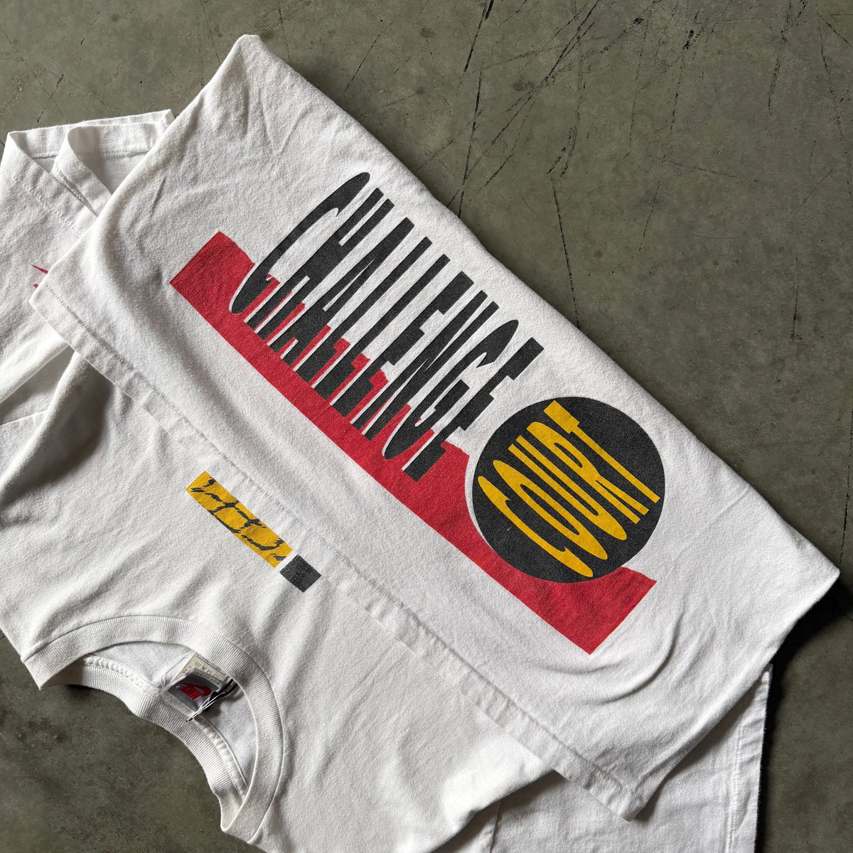 Vintage Nike Challenge Court Andre Agassi T Shirt