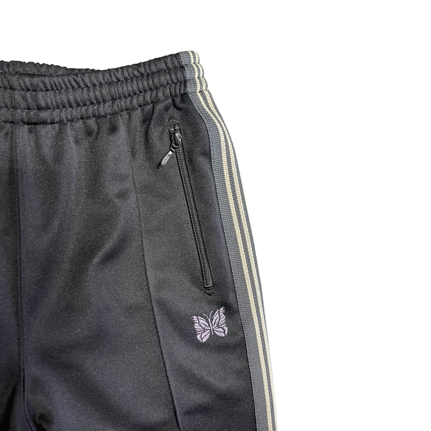 Needles Straight Leg Stripe Sweatpants Black/Grey/Tan