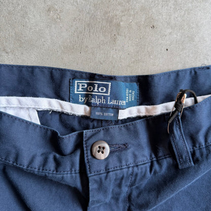 Vintage Polo Ralph Lauren Navy Blue Chino Shorts