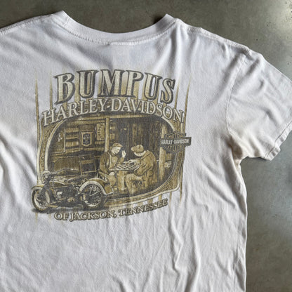 Vintage Bumpus Harley Davidson Eagle & Logo Tee