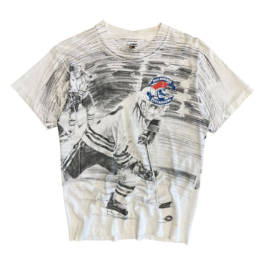 Vintage Des Moines Buccaneers AOP Hockey T Shirt