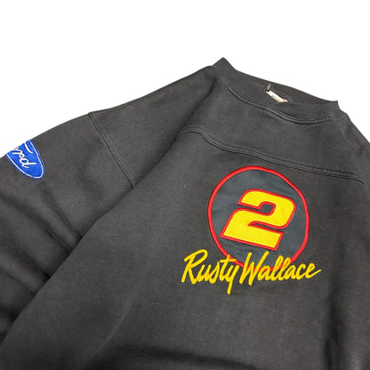 Vintage Nutmeg Rusty Wallace 2 Black Sweatshirt