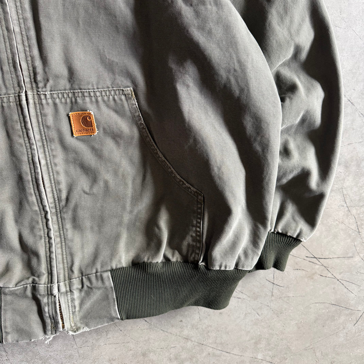 Carhartt ‘J280 MOS’ Moss Green Quilt Lined Active Jacket