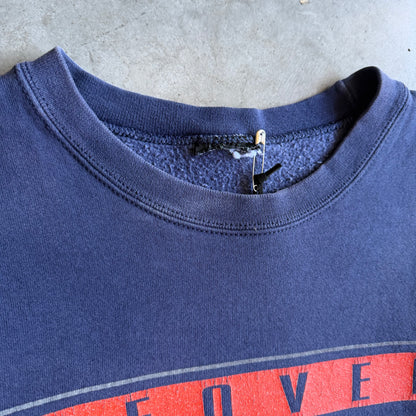 Vintage Denver Broncos Square Print Logo Sweatshirt