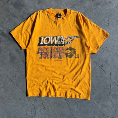 Vintage Iowa Hawkeyes 1987 Holiday Bowl Tee