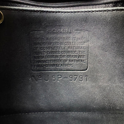 Coach Vintage Black Leather Daypack