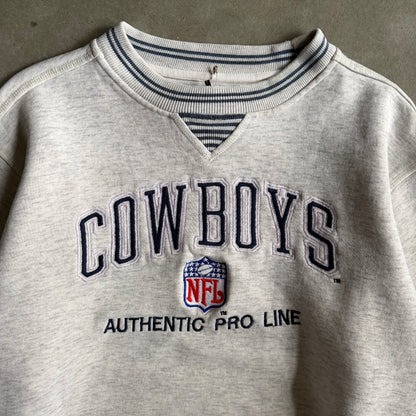 Vintage Logo Athletic Dallas Cowboys NFL Embroidered Sweatshirt