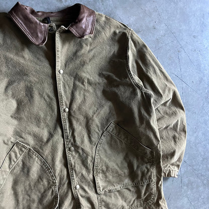Vintage Woolrich Blanket Lined Olive Barn Coat