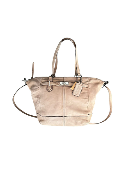 Coach Distressed Chelsea Jaden Bag In Beige