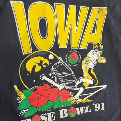Vintage 1991 Iowa Hawkeyes Rose Bowl Tee