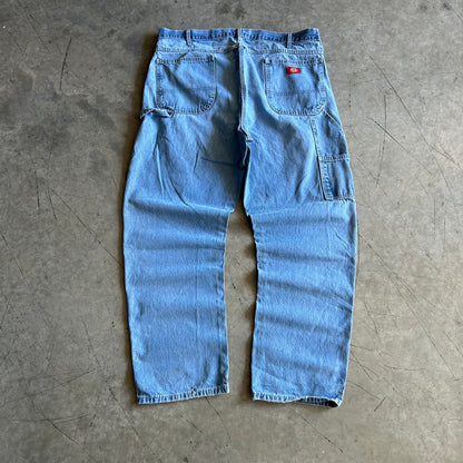 Y2K Super Faded Distressed Dickies Carpenter Jeans