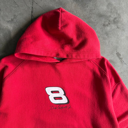 Y2K NASCAR Dale Earnhardt Jr #8 Red Hoodie