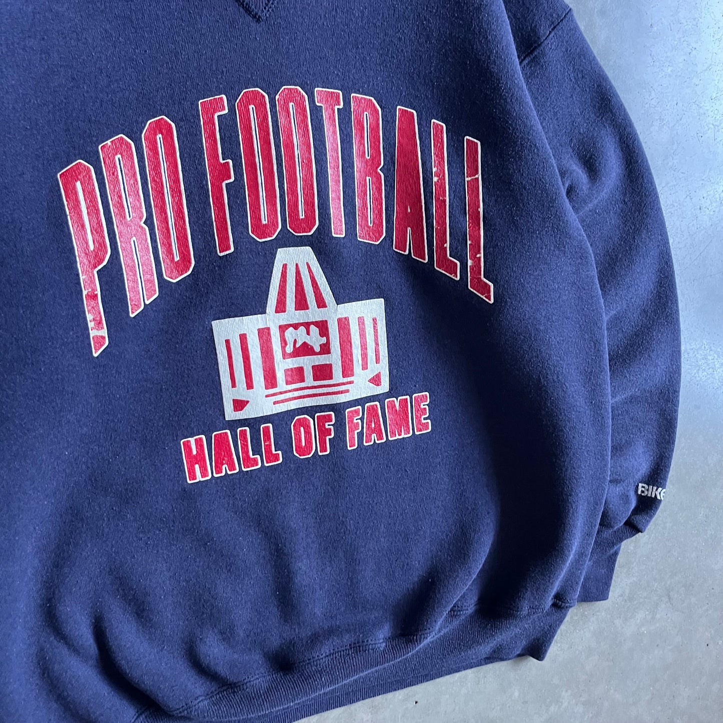 Vintage Pro Football Hall Of Fame Navy Sweatshirt