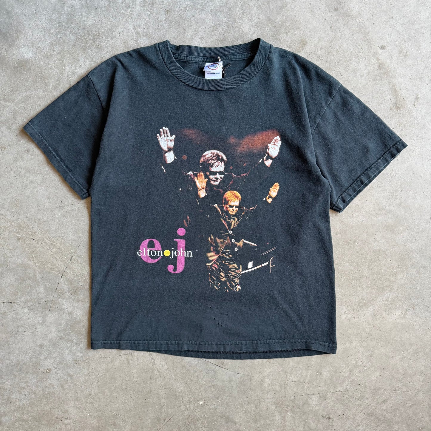 Vintage Elton John "EJ" World Concert Tour T-Shirt