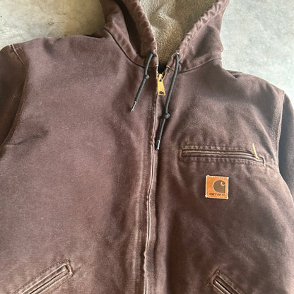 Carhartt ‘J141 DKB’ Fleece Lined Hooded Detroit Jacket