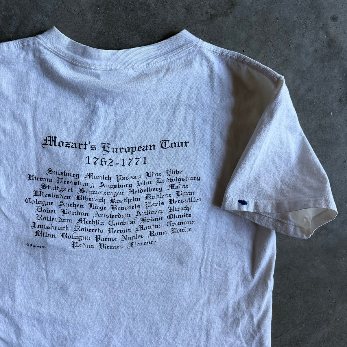 Y2K Women’s Mozart European Tour Portrait Tee