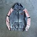 Y2K Harley Davison Women’s Rhinestone Logo Zip-Up