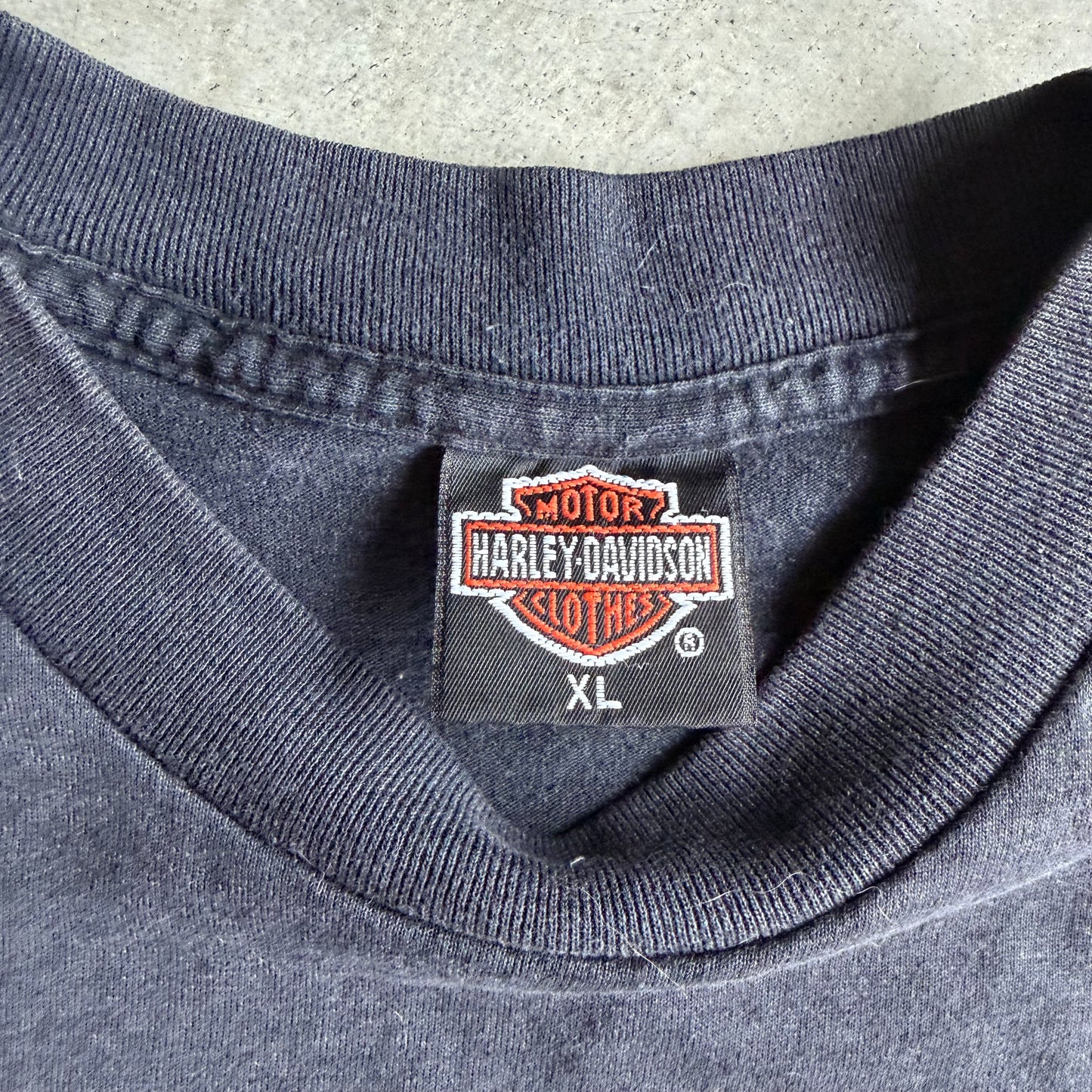 Vintage Harley Davidson 3D Emblem ‘Roar Of Freedom’ Black Panther T Shirt