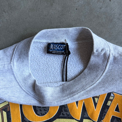 Vintage Iowa Hawkeyes Big Banner Logo Sweatshirt