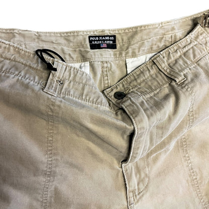 Y2K Polo Jeans Co Parachute Khaki Cargo Pants