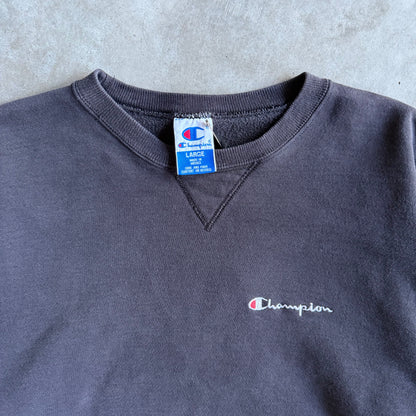 Vintage Champion Chest Logo Embroidered Sweatshirt