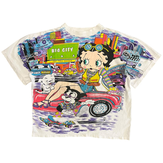 1993 Betty Boop ‘City Chick’ AOP Tee
