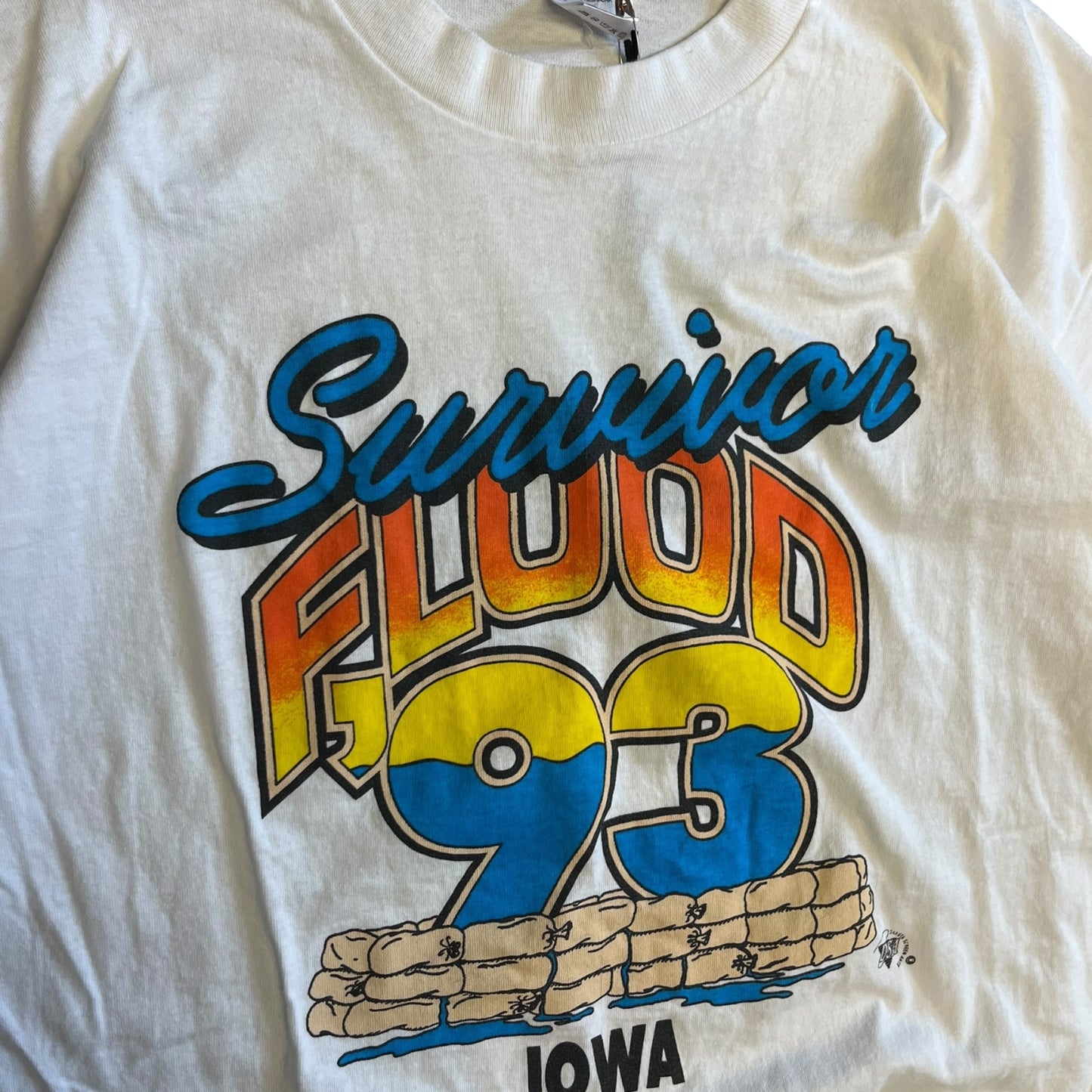 Vintage 1993 “Surviving Flood ‘93” Tee