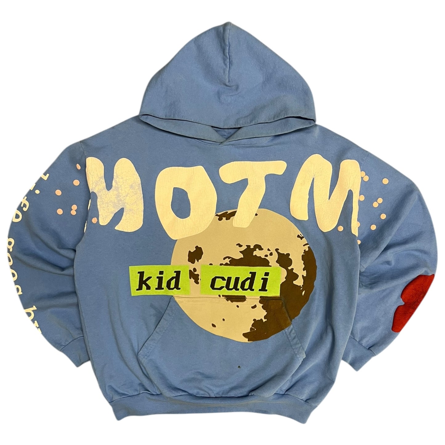 Cactus Plant Flea Market x Kid Cudi Blue Puff Print Hoodie