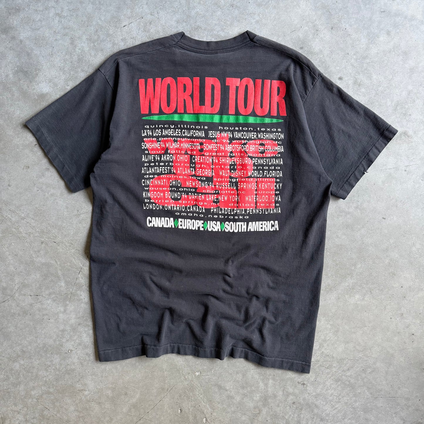 Vintage Petra Wake Up Call Christian Band T Shirt
