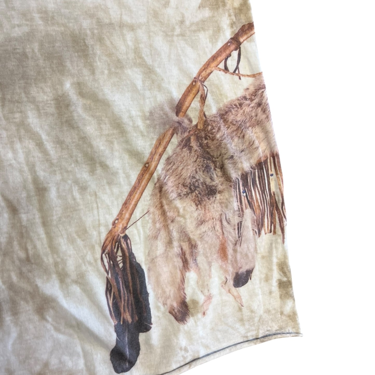 GOA Vintage Fur and Dream Catcher T-shirt