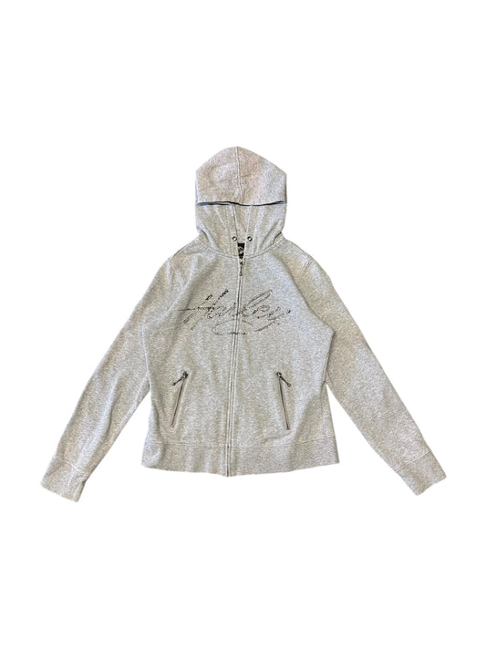 Women’s Harley Davidson Grey Bling Zip Up