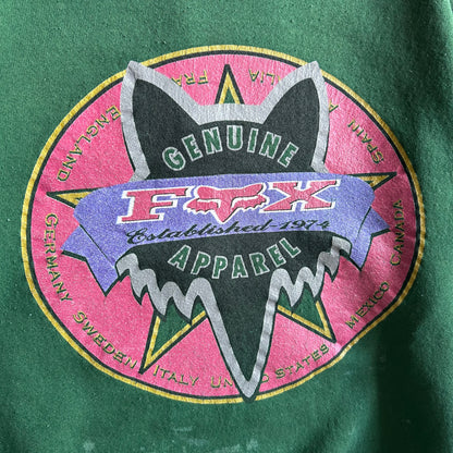 Vintage Fox Genuine Apparel Forest Green Sweatshirt