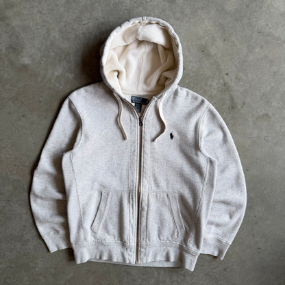 Polo Ralph Lauren Gray Thermal Lined Hood Zip-Up