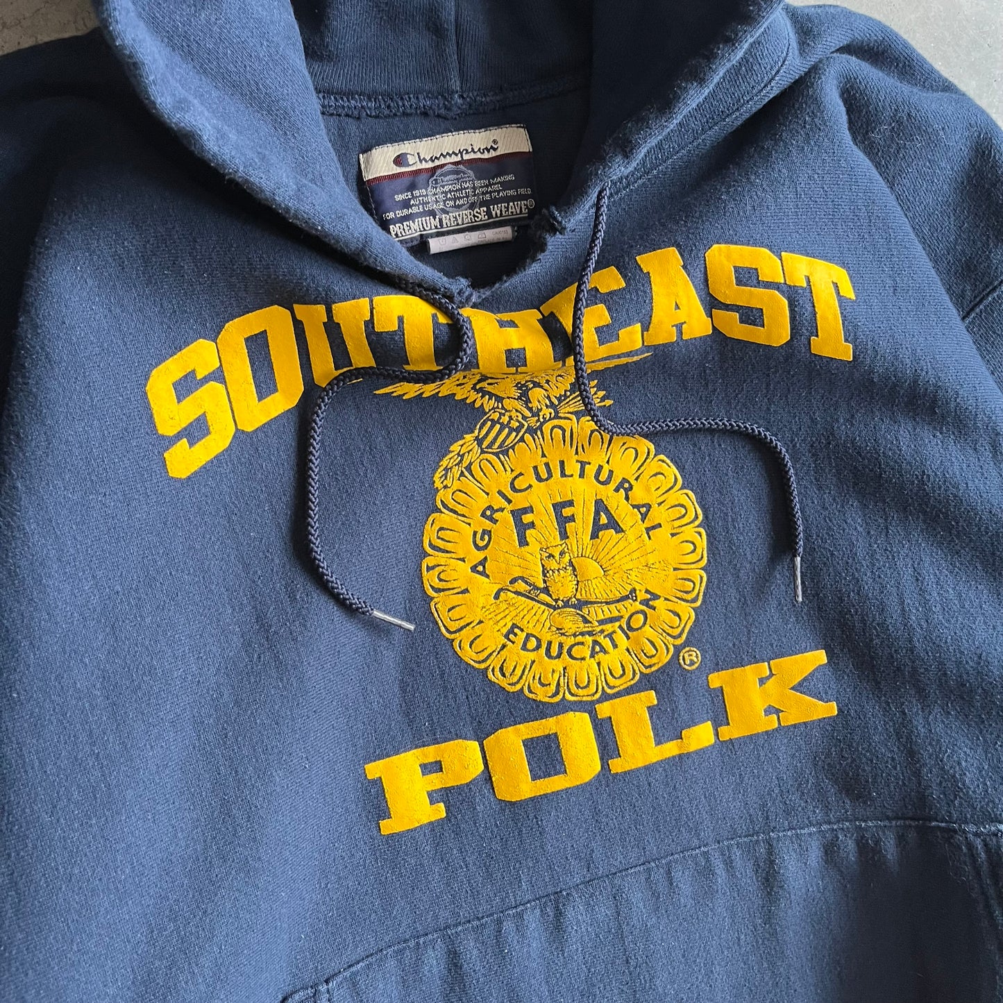 Y2K Southeast Polk FFA Navy Champion Hoodie