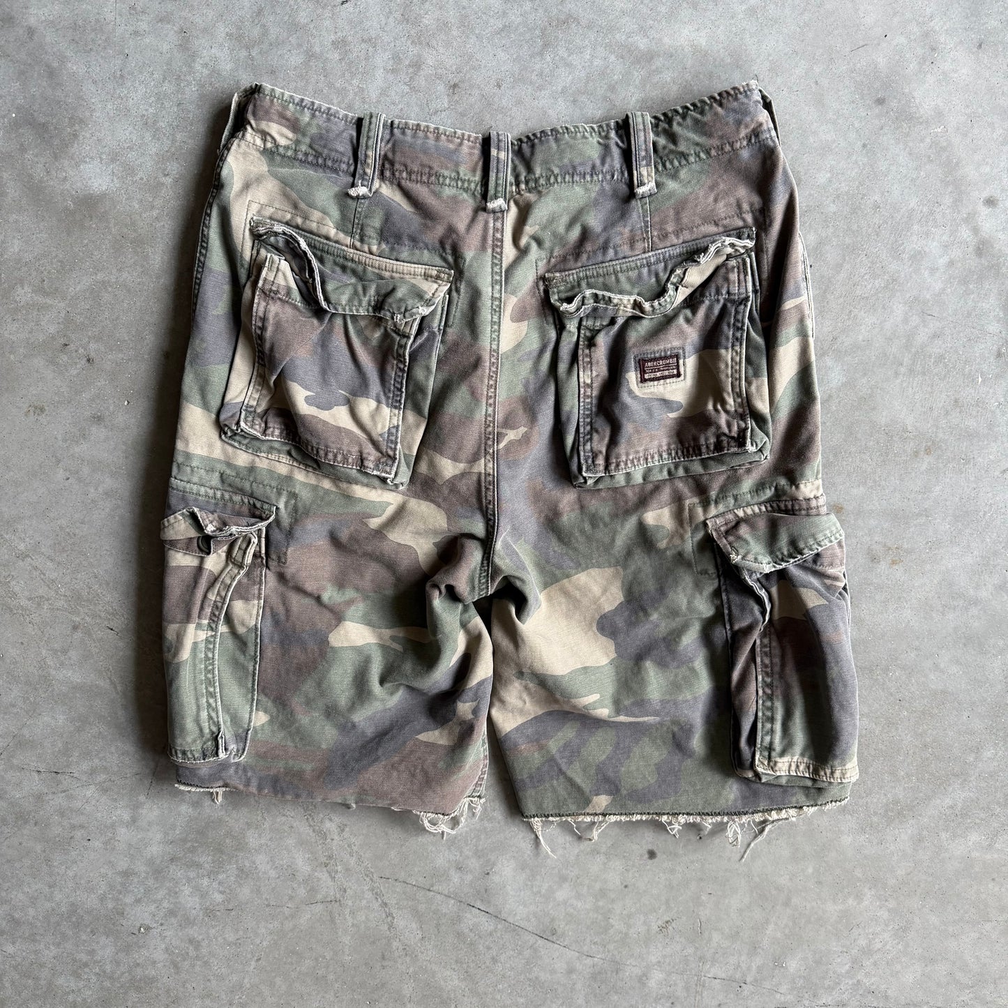 Y2K Abercrombie & Fitch Camo Cargo Shorts
