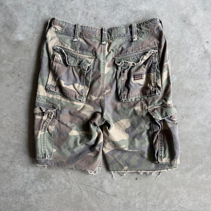 Y2K Abercrombie & Fitch Camo Cargo Shorts